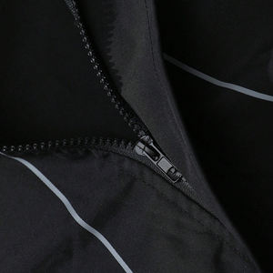 Sweat à capuche coupe-vent pour homme en nylon/coton, décontracté, écologique, respirant, style streetwear, service OEM, logo frontal - Product Image 4