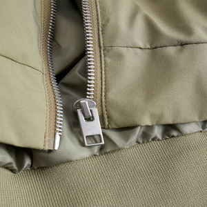 Women's Bomber Canvas Jacket Custom Logo Casual Customize Clothing Streetwear High Quality Custom Oversized Bubble <b>Padded</b> <b>Coat</b> - Product Image 6