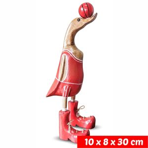 <b>BASKET</b> BALL PLAYER DUCK BAMBOO HANDICRAFT - Product Image 2