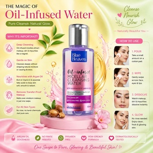 Agua Limpiadora Facial Refrescante y Purificante con Vitamina E y Aceite de Oliva - Product Image 1