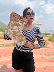 ถุงน่องหนังวัวสไตล์ตะวันตกสำหรับวันหยุดคริสต์มาสทำมือแบบพรีเมี่ยม - Product Image 3