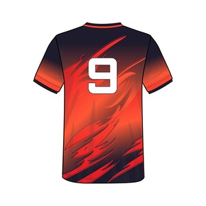 เสื้อแบดมินตันสีเทากรมท่าแบบกำหนดเอง เสื้อทีมแบดมินตันแบบซับลิเมชั่น เสื้อแบดมินตันสำหรับผู้ชาย เสื้อกีฬาแบบกำหนดเองสีเทา - Product Image 3
