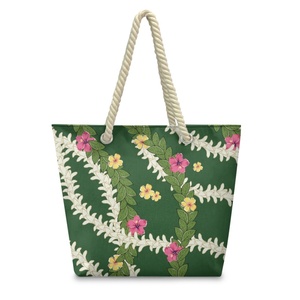 Bolso de Mano con Estampado de Hibisco Puakenikeni Hawaiano para Mujer, Envío Directo POD, Elegante Bolso de Hombro para Chica - Product Image 2