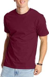 T-shirt surdimensionné personnalisé pour homme 100 % coton peigné respirant séchage rapide manches courtes décontracté grandes tailles coupe ample - Product Image 4