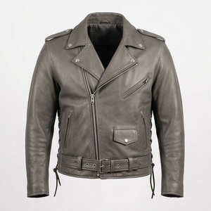 Chaqueta de Motociclista de Cuero Genuino para Hombre de la Mejor Calidad, Nueva Colección de Invierno, Chaquetas de Motocicleta con Protecciones Desmontables Personalizadas - Product Image 1