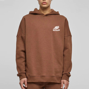 Sudadera con Capucha Extra Grande de Moda Moderna 100% Algodón para Hombre con Bolsillo Delantero y Estilo Urbano Relajado para Invierno - Product Image 1