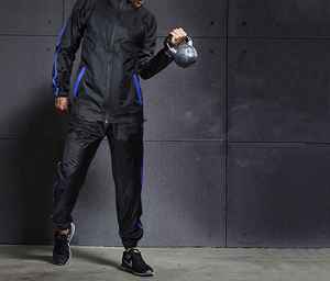 Combinaisons de sport en spandex personnalisables en gros pour hommes et femmes, amincissantes, séchage rapide, taille élastique - Product Image 3