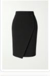 กระโปรงทรงดินสอสำหรับผู้หญิง แต่งกระดุม  ชุดยูนิฟอร์มสำนักงาน - Product Image 1