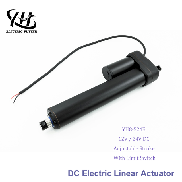 YH-524E Heavy Duty Linear Actuator 7000N IP65 DC12-48V Electric Push Rod Hall Sensor For Industrial PLC Automation Control