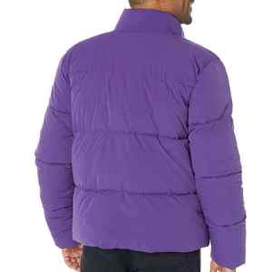 Latest Designs OEM Custom Logo Winter Puffer Jacket for Men's Outdoor Male Coats with Padded <b>Bubble</b> Polyester Nylon Jacket - Product Image 4