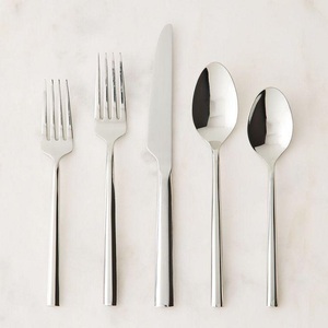 Ensemble de couverts en acier inoxydable doré de gros calibre, finition mate, cuillère, fourchette, couteau pour mariages et événements - Product Image 3