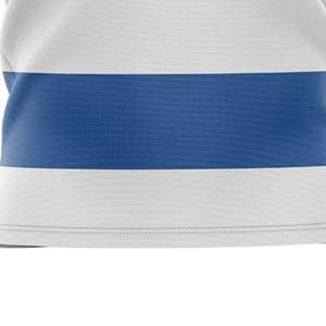 Maillot de sport streetwear personnalisé, sublimé et brodé, coupe ample, style rugby, maillot de football américain sur mesure - Product Image 5