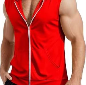 Débardeur de sport pour homme personnalisé, décontracté, de qualité supérieure, motif aquarelle, fabriqué en usine, pour l'entraînement et le fitness - Product Image 2