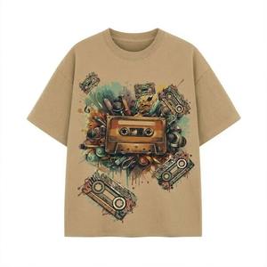 T-shirt en coton personnalisé avec logo, T-shirt oversize streetwear pour homme, T-shirt uni, T-shirt décontracté respirant pour l'été, vente en gros OEM - Product Image 6