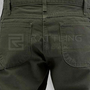 Jeans baggy de haute qualité pour hommes, confortables et élégants avec service OEM, coupe ample et taille haute en blanc délavé - Product Image 4