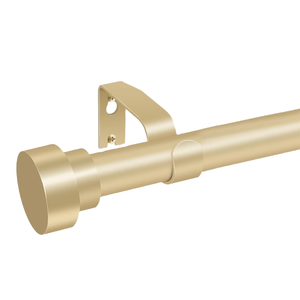 Heavy Duty Luxury Modern Industrial Aluminum Alloy Curtain Rod Gold Color Curtain <b>Poles</b> Tracks Accessories - Product Image 1