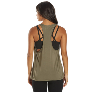 Camisetas de yoga para mujer de alto rendimiento, tela elástica personalizada, camiseta de gimnasio transpirable, ropa deportiva para entrenamiento físico y práctica de yoga - Product Image 5
