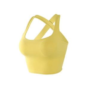 Soutien-gorge de sport élégant sans couture pour femme, idéal pour la course, l'entraînement, le yoga, confortable et rembourré, vêtements de sport actifs - Product Image 1