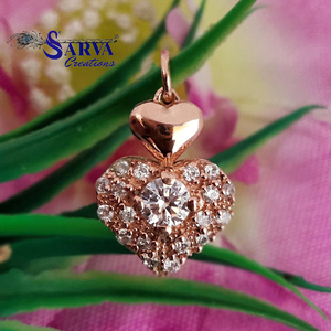 Collar con Colgante de Moissanita en Forma de Corazón, Plata de Ley 925, Joyería Fina, Regalo para Mujer - Product Image 2