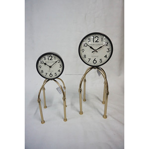 Stylish kim loại bàn đồng hồ với Black & vàng hoàn thiện <span class=keywords><strong>Arch</strong></span> <span class=keywords><strong>Shape</strong></span> hình chữ nhật cơ sở thiết kế độc đáo với xử lý Đối với trang trí nội thất - Product Image 4