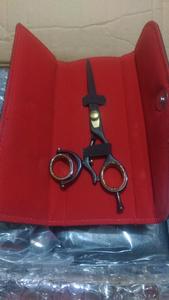 Ciseaux à cheveux professionnels en acier inoxydable japonais de 6 pouces avec anneaux pivotants, ciseaux de salon de coiffure, ciseaux de barbier professionnels - Product Image 2