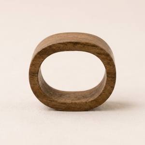 Handmade <b>Wooden</b> Napkin Rings <b>Set</b> for Wedding Table Decoration Eco-Friendly Rustic Wood Napkin Holder for Hotel Party Banquet - Product Image 3