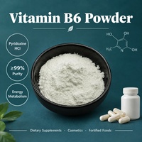 Vitamine B6 Pyridoxine HCl : Ingrédient en vrac de qualité alimentaire pour produits nutritionnels et de santé