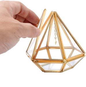 Stylish Handmade Steel Lantern Dimond Shape for Home Decoration and Best Gift Idea For Return - Product Image 1