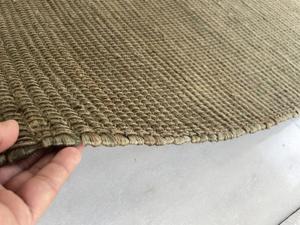 Precio de fabricante directo de fábrica, alfombra india ecológica de yute tejida a mano de color verde para interiores con diseño texturizado. - Product Image 2