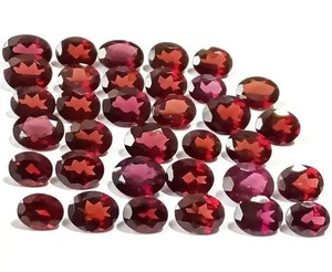 Natural Garnet Oval Cut 6x8 8x10 10x12mm 100% Natural China Garnet Polished Gemstone with Color Play/<b>Fire</b> for Jewelry Making - Product Image 2