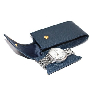 เคสหนังสำหรับเดินทางนาฬิกาหรูกล่องเก็บนาฬิกาข้อมือสองช่องพร้อม WR-0083ซิป - Product Image 6