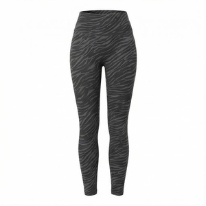 Leggings de Yoga de Cintura Alta con Estampado Animal, Transpirables, de Spandex y Poliéster, Ropa Deportiva para Mujer - Product Image 1