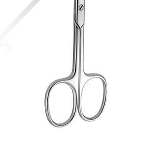 Ciseaux à cuticules micro-courbés en acier inoxydable de précision, outil de manucure professionnel pour la coupe fine des cuticules et des sourcils - Product Image 1