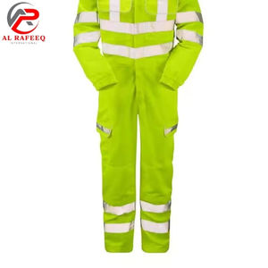 Dernière conception de vêtements de travail haute visibilité pour hommes, combinaisons de travail réfléchissantes, coupe ajustée 2026 - Product Image 6