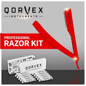 Razors <b>Barber</b> Straight Razor Kit .5mm Exposure 10 <b>Blades</b> Chicago - Product Image 6