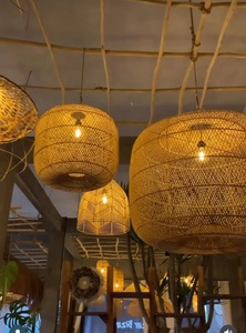Nouveau modèle moderne pour les lustres d'abat-jour en rotin naturel lampes suspendues pour la maison ou l'hôtel et le restaurant Villa ML69 vente en gros - Product Image 6