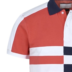 Custom Vintage Knitted Fit Streetwear Jersey Long sleeve Shirts Navy Boxy Rugby Polo Shirt Long Cotton Turn-<b>down</b> Collar - Product Image 4