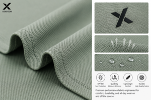 Polo de sport et de golf pour hommes X Sports City, manches courtes, tissu performant, multicolores, respirant, logo personnalisé, vêtements de sport, vente chaude - Product Image 4