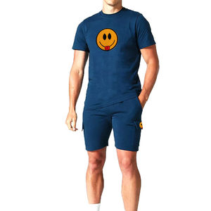 Conjunto de verano para hombre: pantalones cortos y camiseta, ropa de gimnasio para hombre, fabricante al por mayor, conjunto informal de verano para hombre. - Product Image 1