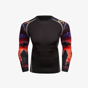 Rashguards de sublimation en gros, haute qualité, pas chers, pour BJJ et MMA, Rashguards de Jiu Jitsu - Product Image 4