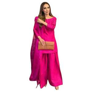 Nuevo Vestido de Traje Casual para Mujer, Diseño Moderno, Media Manga, Hermoso, en Oferta, Ropa de Boda India y Pakistaní, Ropa de Fiesta - Product Image 1