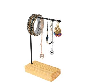 Organizador de Joyas de 3 Niveles con Soporte para Collares y Pendientes, Base Ancha, Diseño Compacto para Ahorrar Espacio - Product Image 3