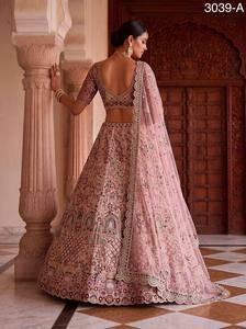 Haut court élégant brodé à col en V avec manches courtes à imprimé floral, couleur bonbon, silhouette trapèze pour demoiselle d'honneur 3039-B - Product Image 2