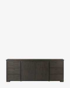 Modern Solid Wood Sideboard Cabinet Minimalist Wooden Storage Cabinet <b>Buffet</b> Console <b>Table</b> Living Room - Product Image 1