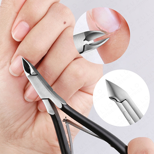 Premium 3PCS Stainless Steel <b>Nail</b> Care Tool <b>Set</b> Cuticle <b>Cutter</b> Manicure Pedicure Kit with Private Label Branding - Product Image 5