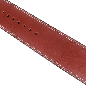 Cinturón de Seguridad para Gimnasio y Fitness de Cuero Vacuno Genuino Antideslizante con Logotipo Personalizable, Cinturón de Levantamiento de Pesas de Alta Resistencia - Product Image 4
