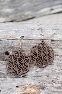 Pendientes de Madera Cortados con Láser, Hipoalergénicos, Ideales para Piel Sensible, Artículo de Venta al por Mayor Directo de Fábrica Personalizable - Product Image 5