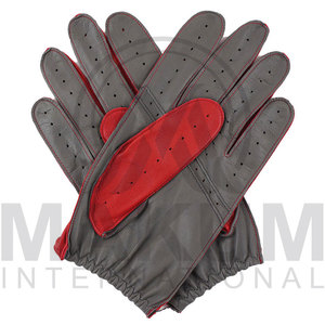 Gants de conduite pour hommes en cuir avec fonction tactile, fabriqués au Pakistan - Product Image 4