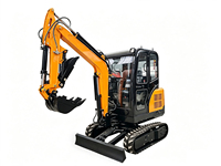 CASDE Mini Excavator Crawler Kompak 2 Ton dengan Pompa Hidrolik PLC, Motor & Gearbox untuk Penggunaan Konstruksi dan Pertanian yang Efisien Tinggi