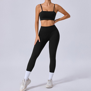 Ensemble d'entraînement pour femmes, soutien-gorge de sport et leggings de compression pour le fitness, le yoga, la gym, la course et l'exercice - Product Image 5